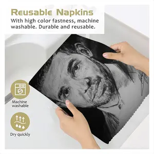 Aubrey Drake Graham Portrait Cloth Napkins