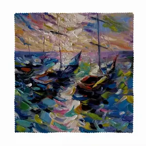 Sailboats At The Sunset Cloth Napkins