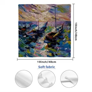 Sailboats At The Sunset Cloth Napkins