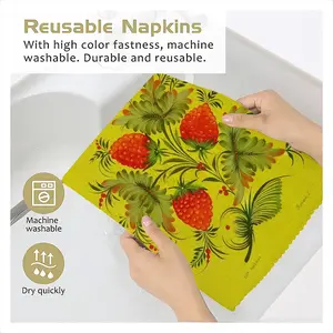 Raspberry Cloth Napkins