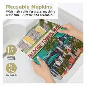 Waldorf Towers South Beach Cloth Napkins