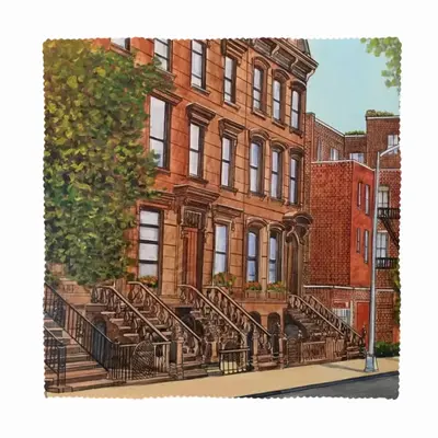 Brownstone Buildings New York City Cloth Napkins