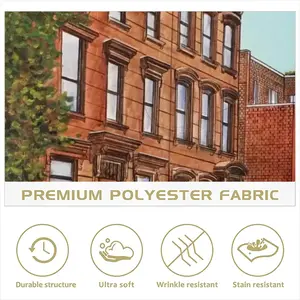 Brownstone Buildings New York City Cloth Napkins