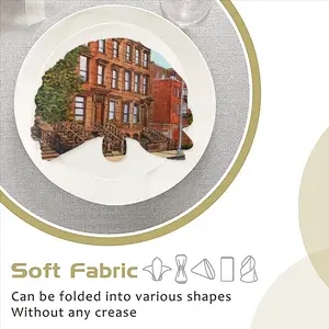 Brownstone Buildings New York City Cloth Napkins