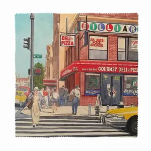 Billiards On 34Th St New York City Cloth Napkins