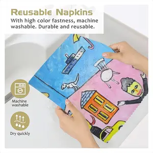 Childs Room Cloth Napkins