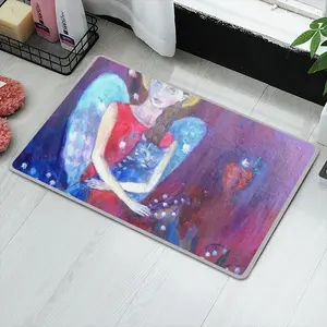 Angel With Cat Polyester Mats (White Side)