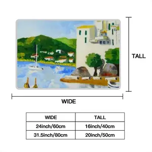 Cadaques (Spain) Polyester Mats (White Side)