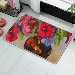 Red And Blue Polyester Mats (White Side)