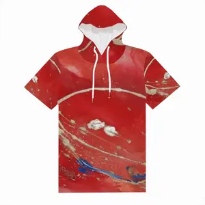 Men Flush Cotton Hooded T-Shirt