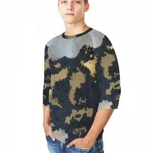 Men Mask Raglan Sleeves T-Shirt