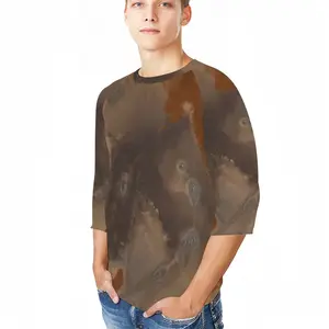 Men Cyclop Bird Raglan Sleeves T-Shirt