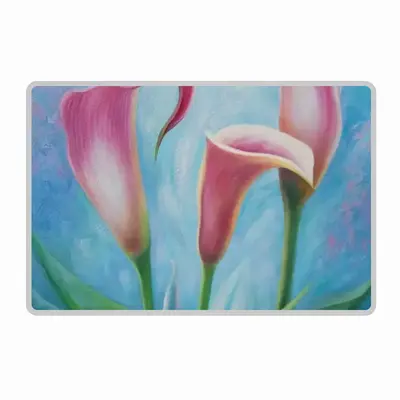 Calla Lilies Polyester Mats (White Side)