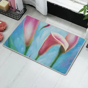 Calla Lilies Polyester Mats (White Side)