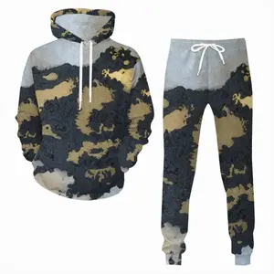 Men Mask Hoodie Suit