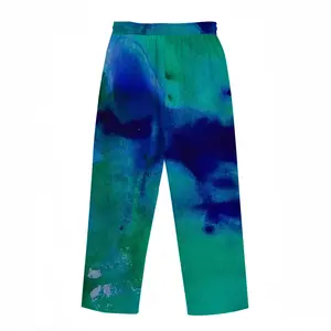 Liquid Blue Straight Leg Casual Pants