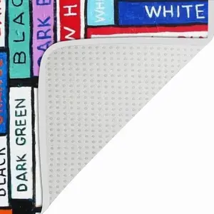 Colour Word Polyester Mats (White Side)