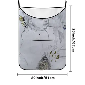 Baby - Drawing Pencil Hanging Dirty Clothes Bag