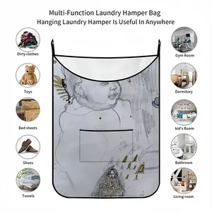 Baby - Drawing Pencil Hanging Dirty Clothes Bag