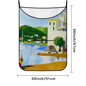 Cadaques (Spain) Hanging Dirty Clothes Bag