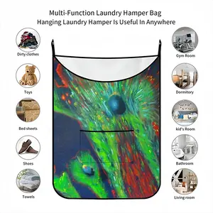 Cellular Universe Hanging Dirty Clothes Bag