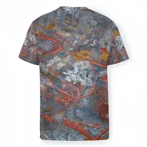 Men Illuminated Flecks Cotton Short Sleeve T-Shirt