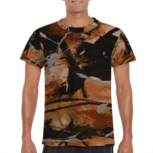 Men Bronze Vision Short Sleeve T-Shirt (Mesh Fabric)