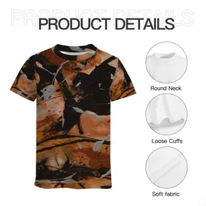 Men Bronze Vision Short Sleeve T-Shirt (Mesh Fabric)