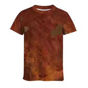 Men Gravitational Encounter Short Sleeve T-Shirt (Mesh Fabric)