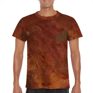 Men Gravitational Encounter Short Sleeve T-Shirt (Mesh Fabric)