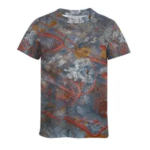 Men Illuminated Flecks Short Sleeve T-Shirt (Mesh Fabric)