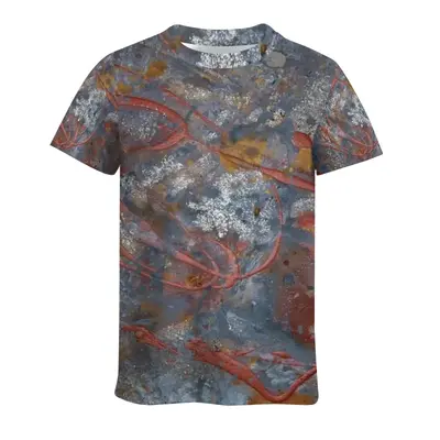 Men Illuminated Flecks Short Sleeve T-Shirt (Mesh Fabric)