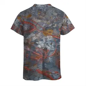 Men Illuminated Flecks Short Sleeve T-Shirt (Mesh Fabric)