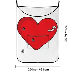 Love Worm Hanging Dirty Clothes Bag