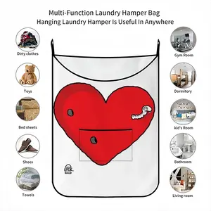 Love Worm Hanging Dirty Clothes Bag