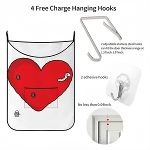 Love Worm Hanging Dirty Clothes Bag