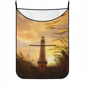 The Shine Of Lighthouse Outside Hanging Dirty Clothes Bag