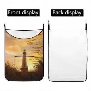 The Shine Of Lighthouse Outside Hanging Dirty Clothes Bag