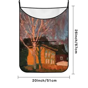 Autumn Sunset Hanging Dirty Clothes Bag