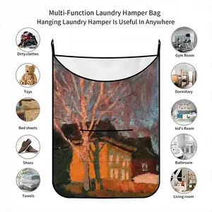 Autumn Sunset Hanging Dirty Clothes Bag