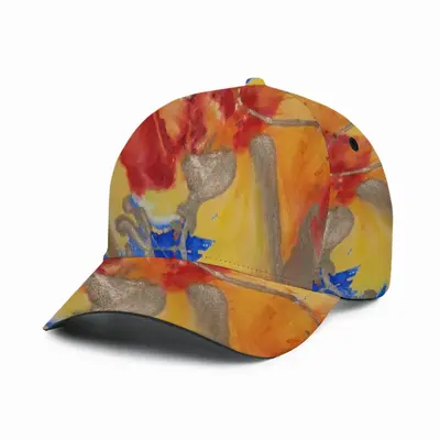 Flower Flame Curved Brim Hat