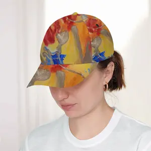 Flower Flame Curved Brim Hat