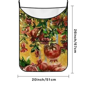 Pomegranates Hanging Dirty Clothes Bag