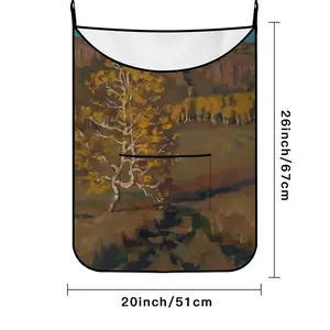 Golden Birch Hanging Dirty Clothes Bag