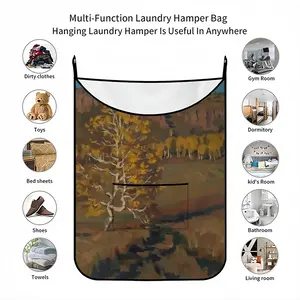 Golden Birch Hanging Dirty Clothes Bag