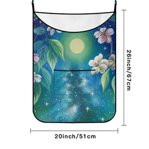 Starry Night Hanging Dirty Clothes Bag