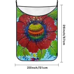 Flower Planet Hanging Dirty Clothes Bag