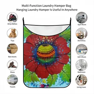 Flower Planet Hanging Dirty Clothes Bag