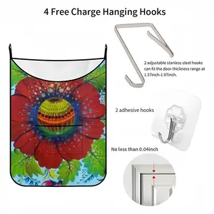 Flower Planet Hanging Dirty Clothes Bag