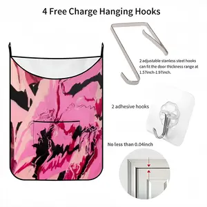 Lips Hanging Dirty Clothes Bag